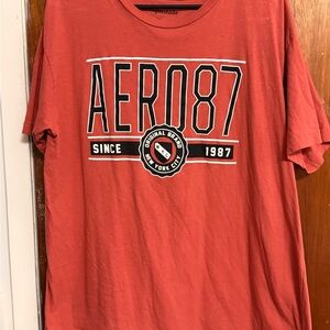 Aeropostale Red Graphic Tee